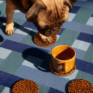 Portavasos Leopardo