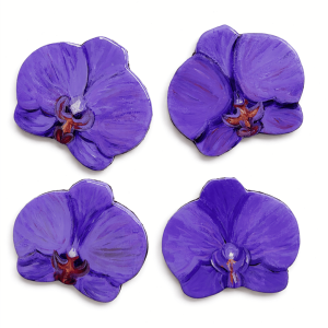 Portavasos Orquídea